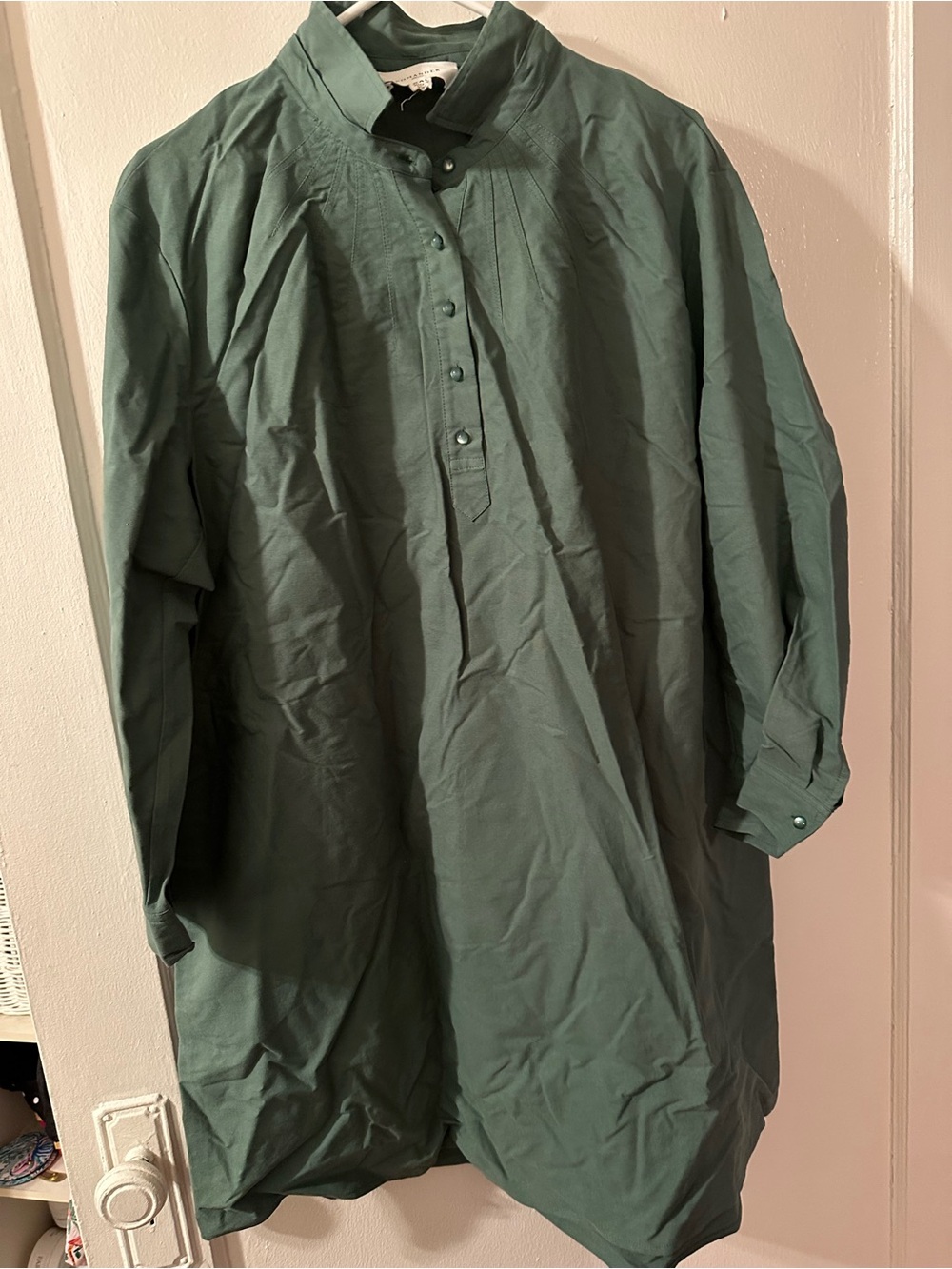 Pomander for Tuckernuck Women’s Forest Green Oxford dress.